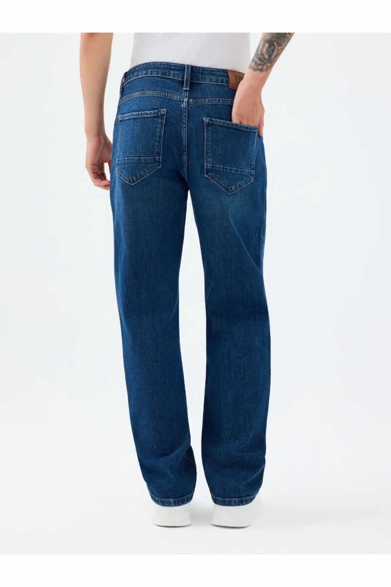 Loft Simon Lukas Dark Wash Erkek Jean Pantolon LF2040121 - 4