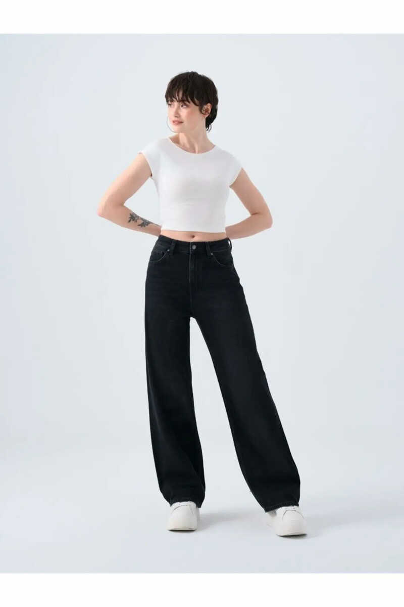 Loft Wide Leg Nora Antra Wash Kadın Jean Pantolon LF2038785 - 1