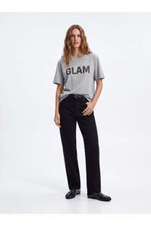 Ltb Vanetta Zıp Black Wash Kadın Jean Pantolon