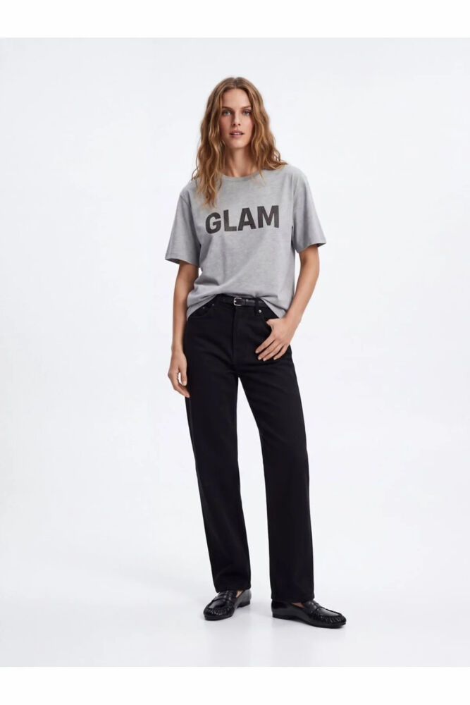 Ltb Vanetta Zıp Black Wash Kadın Jean Pantolon