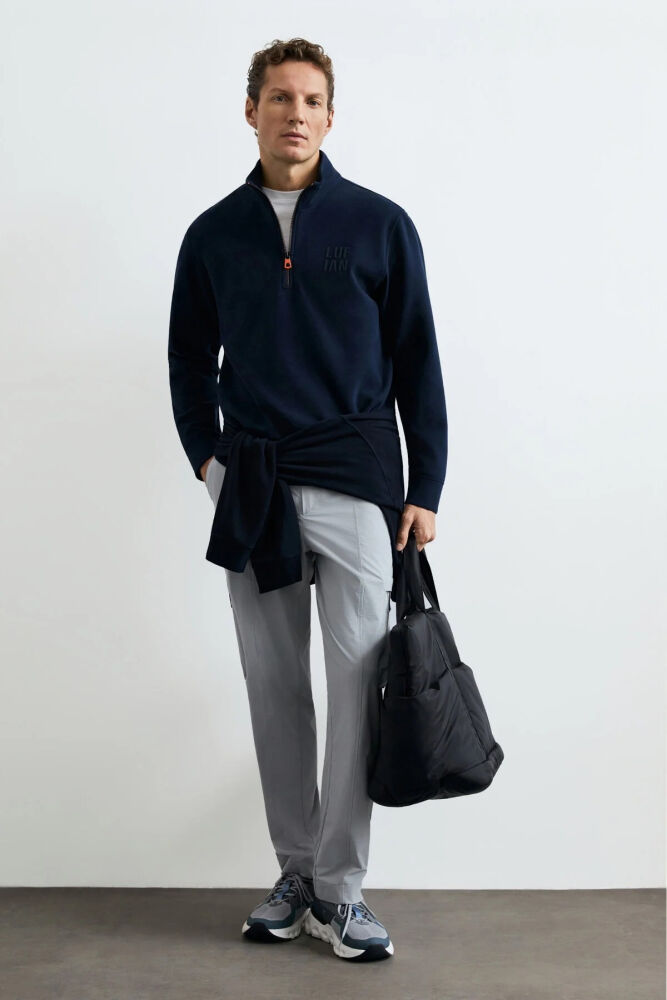 Lufian Chase Erkek Sweatshirt 112030213 (1)