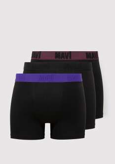 Mavi 3 Lü Paket Siyah Erkek Boxer 0912269-900