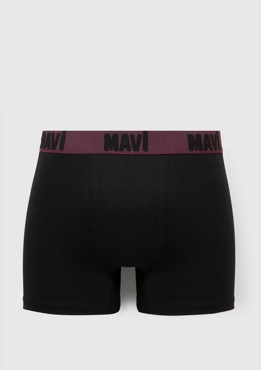 Mavi 3 Lü Paket Siyah Erkek Boxer 0912269-900 - 4