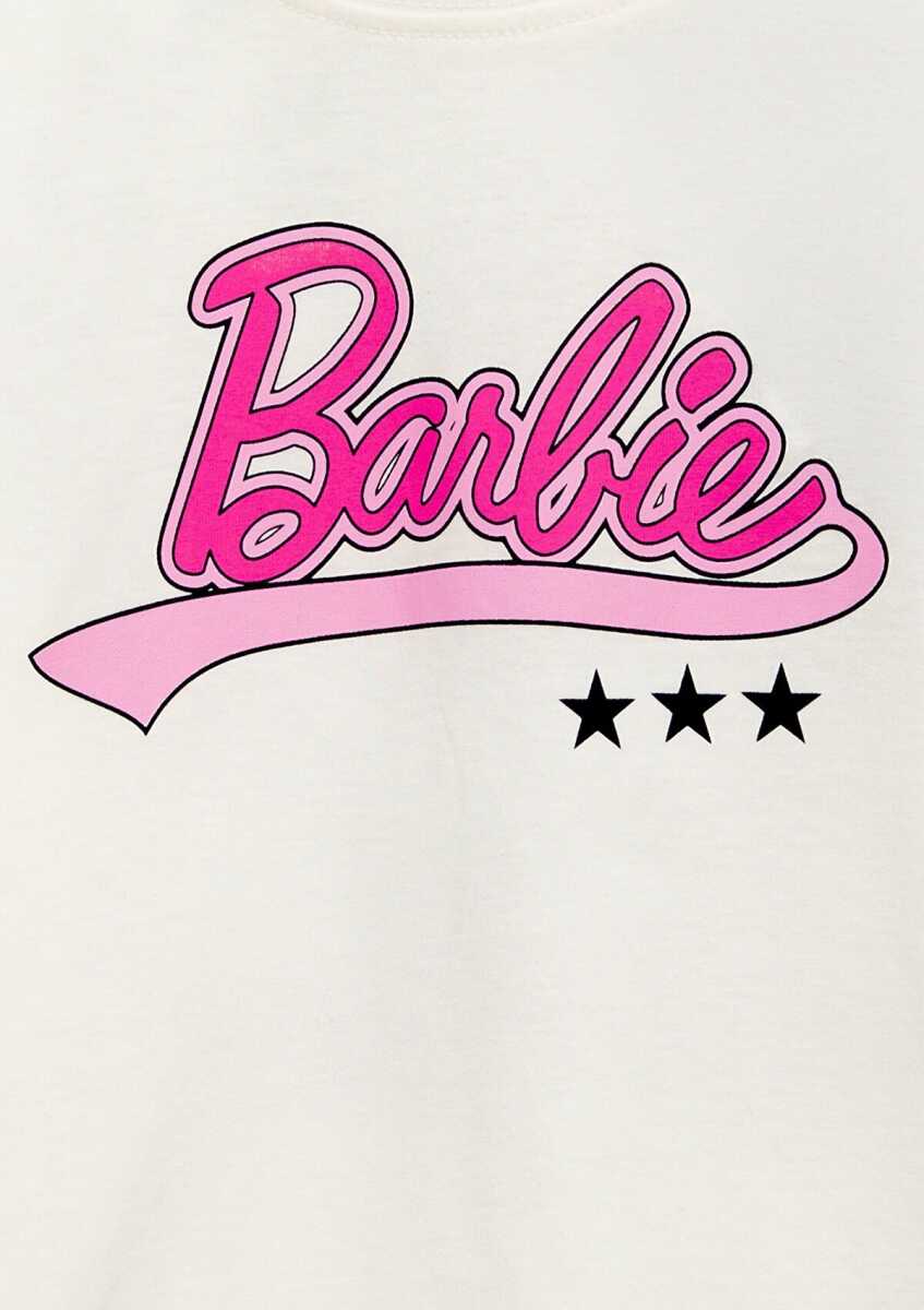Mavi Barbie Baskılı Çocuk Tişört 7610482-70057 - 4