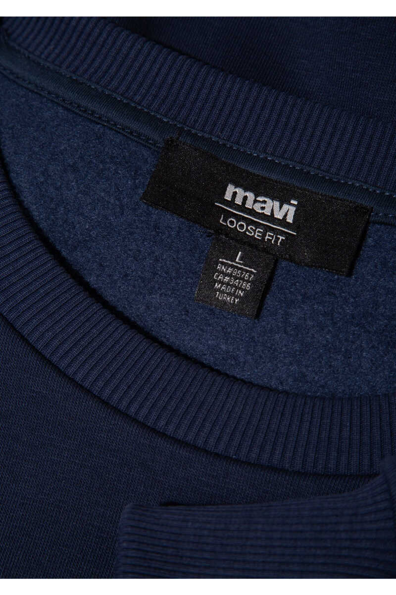 Mavi Baskılı Lacivert Erkek Sweat 0S10379-70488 - 7