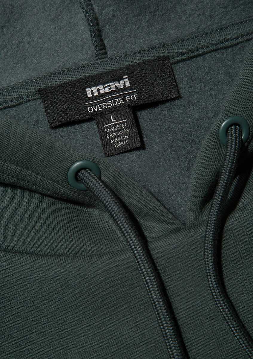 Mavi Baskılı Yeşil Erkek Sweat 067149-71598 - 6