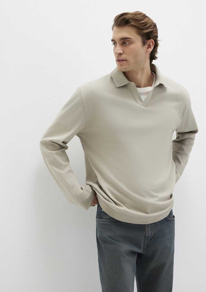 Mavi Bej Erkek Sweat 0613114-70154 - 1