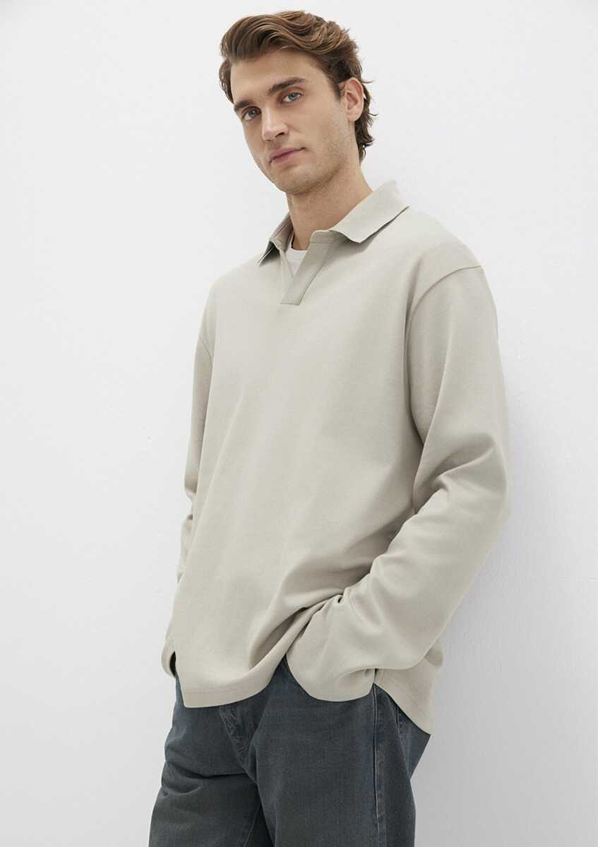 Mavi Bej Erkek Sweat 0613114-70154 - 3