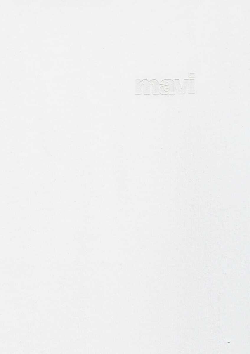 Mavi Beyaz Basic Loose Fit Çocuk Tişört 6610493-620 - 4