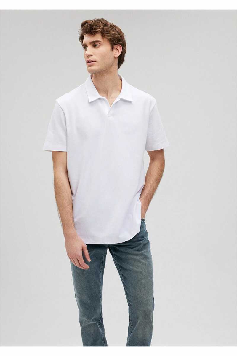 Mavi Beyaz Erkek Polo Tşört 0611904-620 - 2