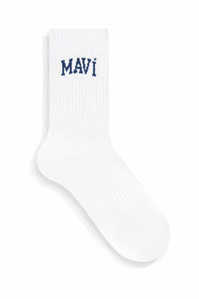 Mavi Beyaz Erkek Soket Çorap 0911160-28613 - 2