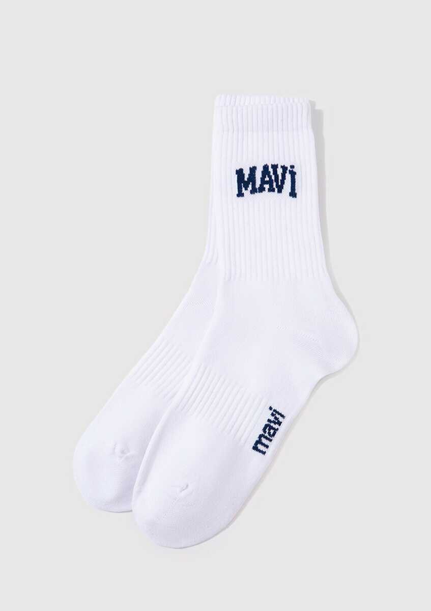 Mavi Beyaz Erkek Soket Çorap 0911160-28613 - 1