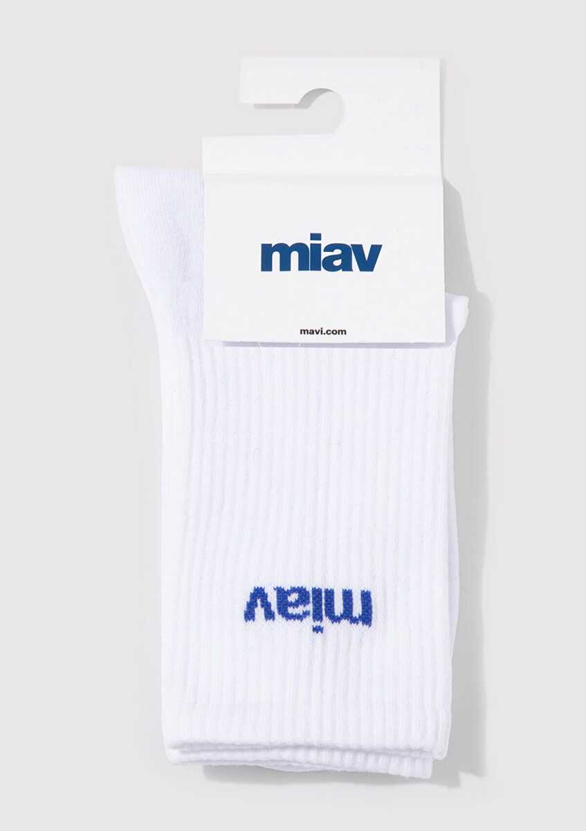 Mavi Beyaz Kadın Çorap 1912598-620 - 3
