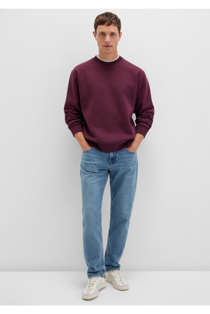 Mavi Bisiklet Yaka Bordo Erkek Sweat 0S10276-70434 (1)