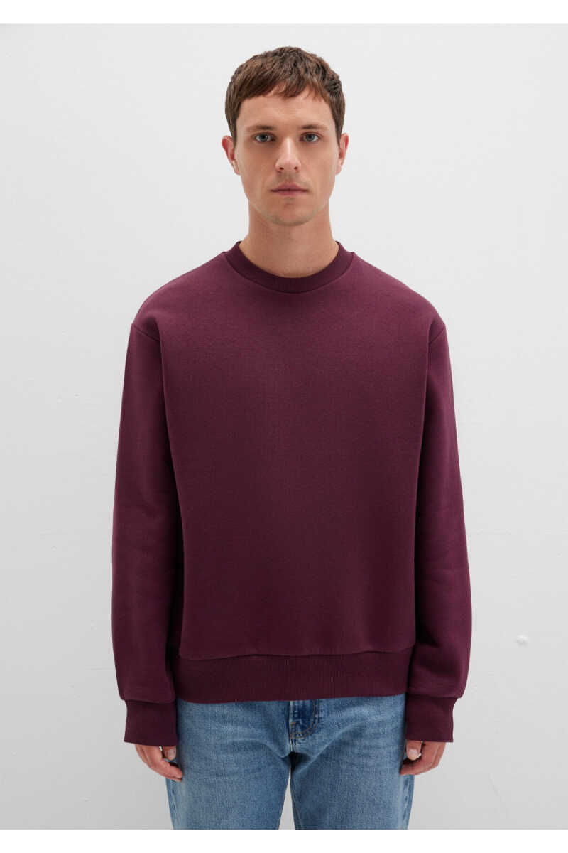 Mavi Bisiklet Yaka Bordo Erkek Sweat 0S10276-70434 - 4
