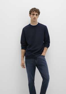 Mavi Bisiklet Yaka Lacivert Regular Fit Erkek Sweat 0S10480-80872