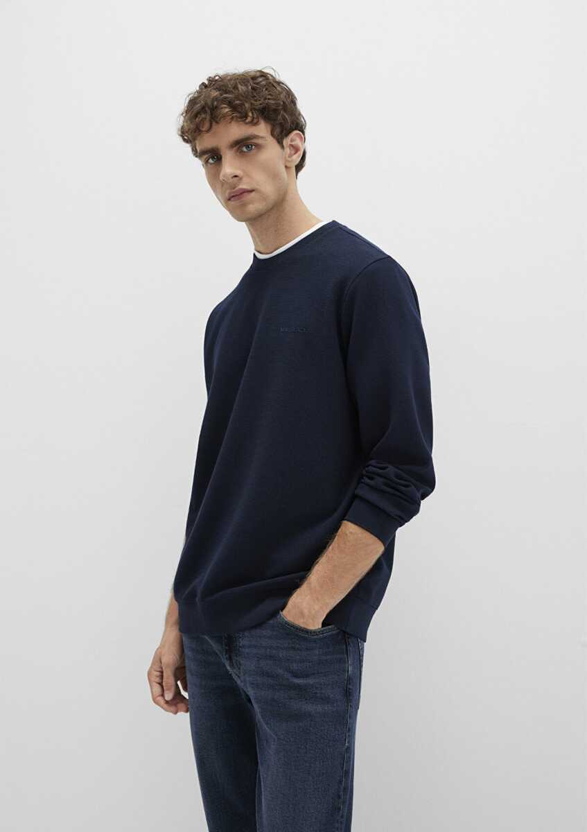 Mavi Bisiklet Yaka Lacivert Regular Fit Erkek Sweat 0S10480-80872 - 2