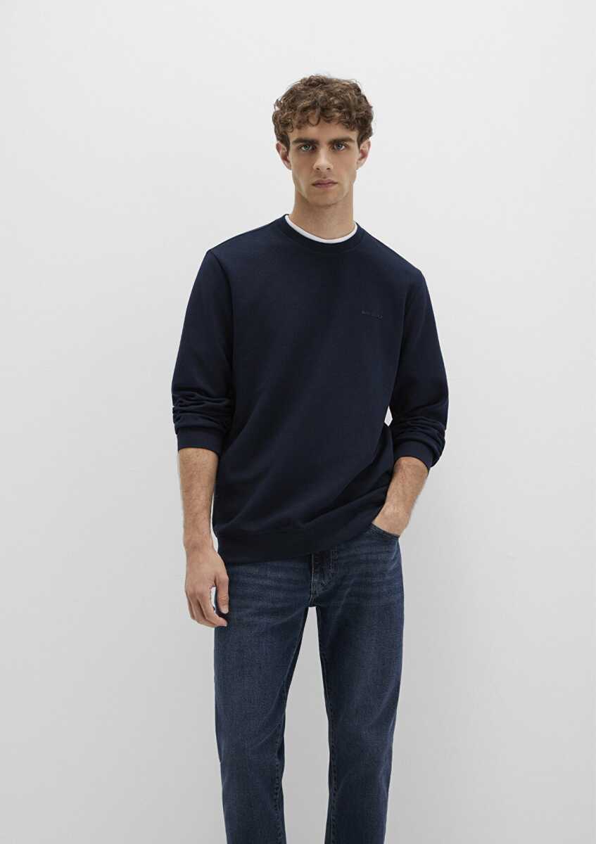 Mavi Bisiklet Yaka Lacivert Regular Fit Erkek Sweat 0S10480-80872 - 3