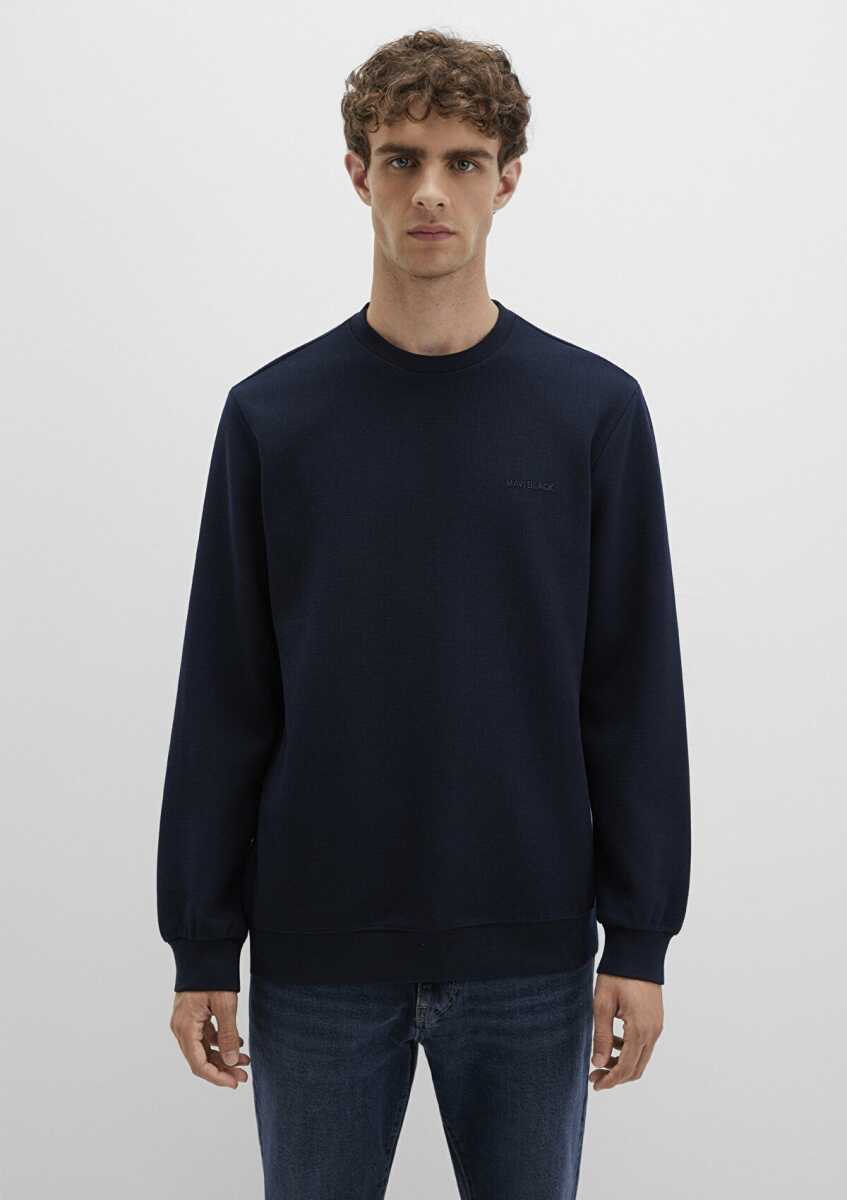 Mavi Bisiklet Yaka Lacivert Regular Fit Erkek Sweat 0S10480-80872 - 5
