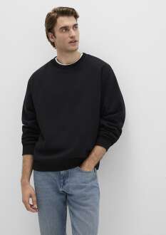 Mavi Bisiklet Yaka Siyah Erkek Sweat 0S10276-900