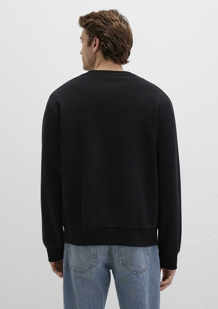 Mavi Bisiklet Yaka Siyah Erkek Sweat 0S10276-900 - 4