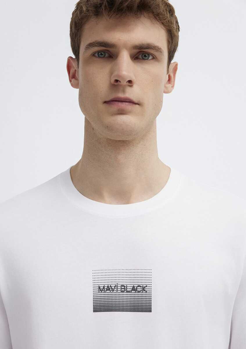 Mavi Black Baskılı Beyaz Regular Fit Erkek Tişört 0613364-620 - 7