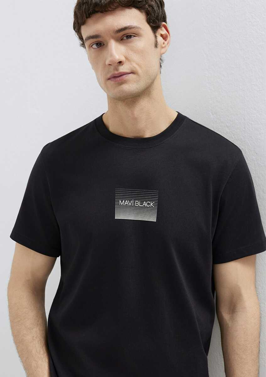 Mavi Black Baskılı Siyah Regular Fit Erkek Tişört 0613364-71379 - 2