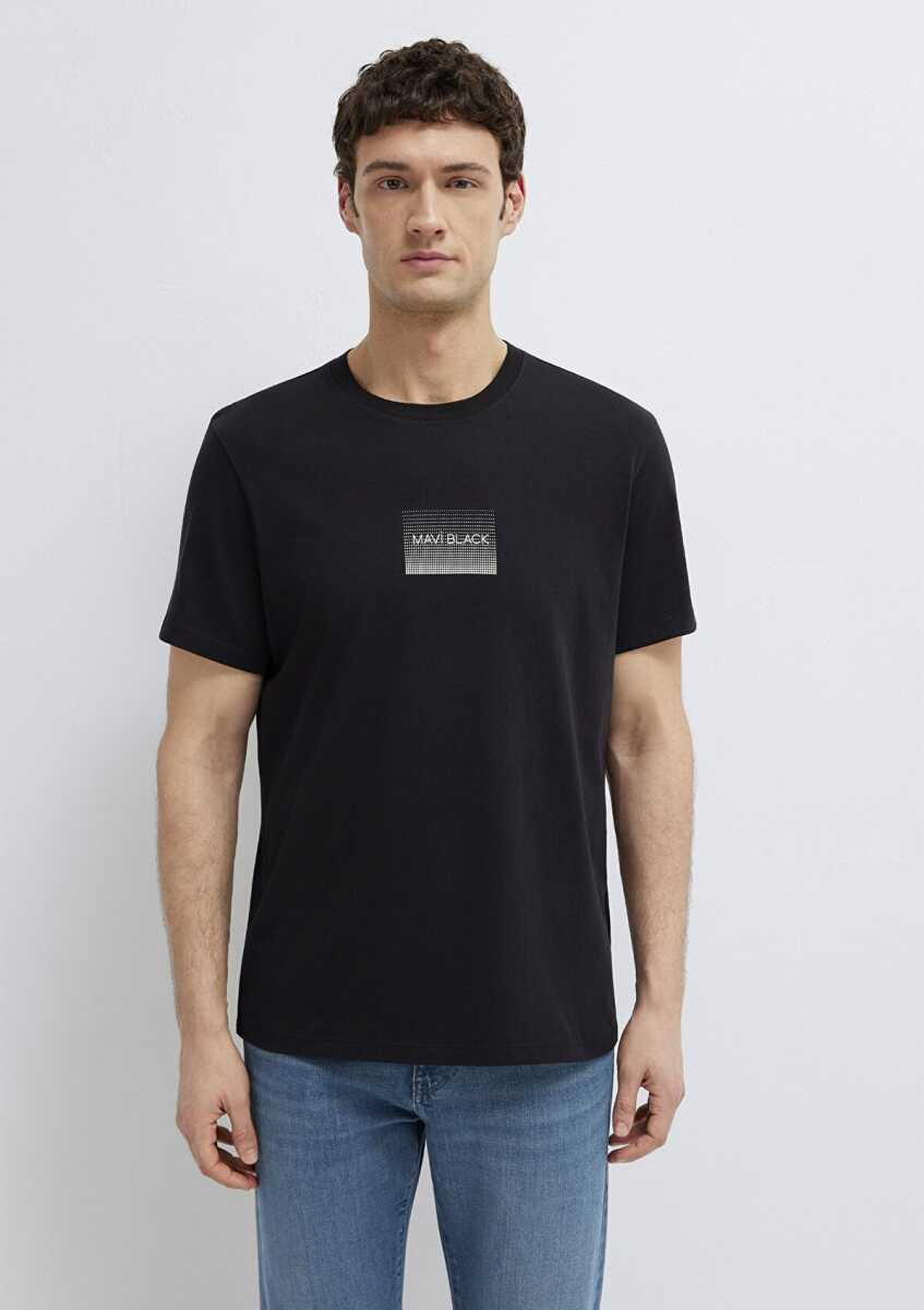 Mavi Black Baskılı Siyah Regular Fit Erkek Tişört 0613364-71379 - 3