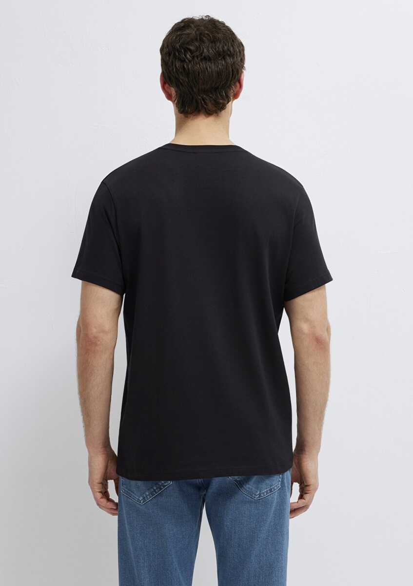 Mavi Black Baskılı Siyah Regular Fit Erkek Tişört 0613364-71379 - 5