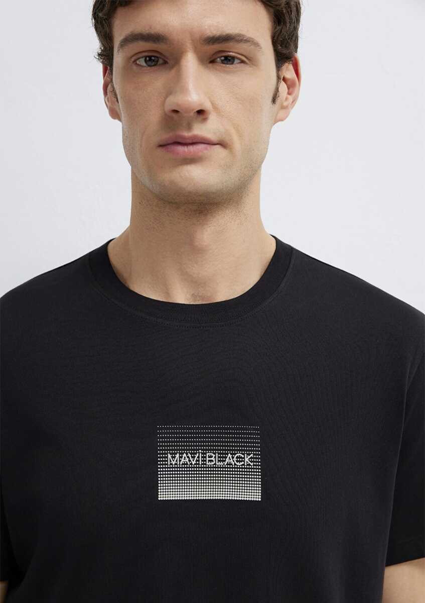 Mavi Black Baskılı Siyah Regular Fit Erkek Tişört 0613364-71379 - 6