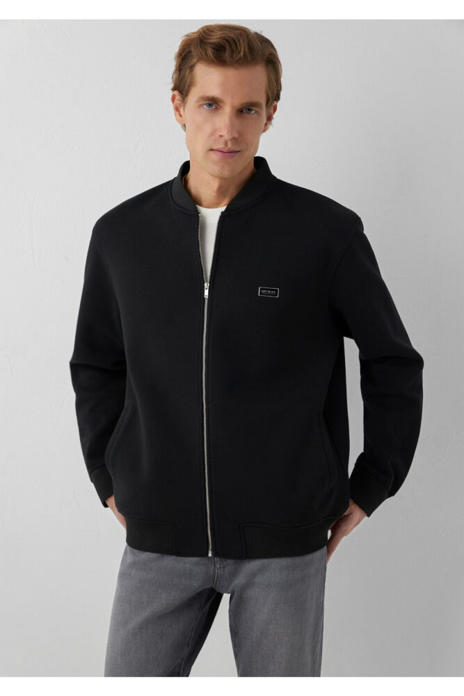 Mavi Black Fermuarlı Siyah Regular Fit Erkek Sweatshirt 0S20054-900 (1)
