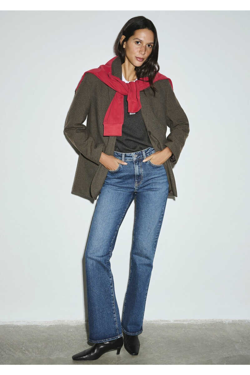 Mavi Blıss 90lar Classics Vintage Koyu Mavi Flare Bootcut Yüksek Bel Kadın Jean Pantolon 101437-A7503
