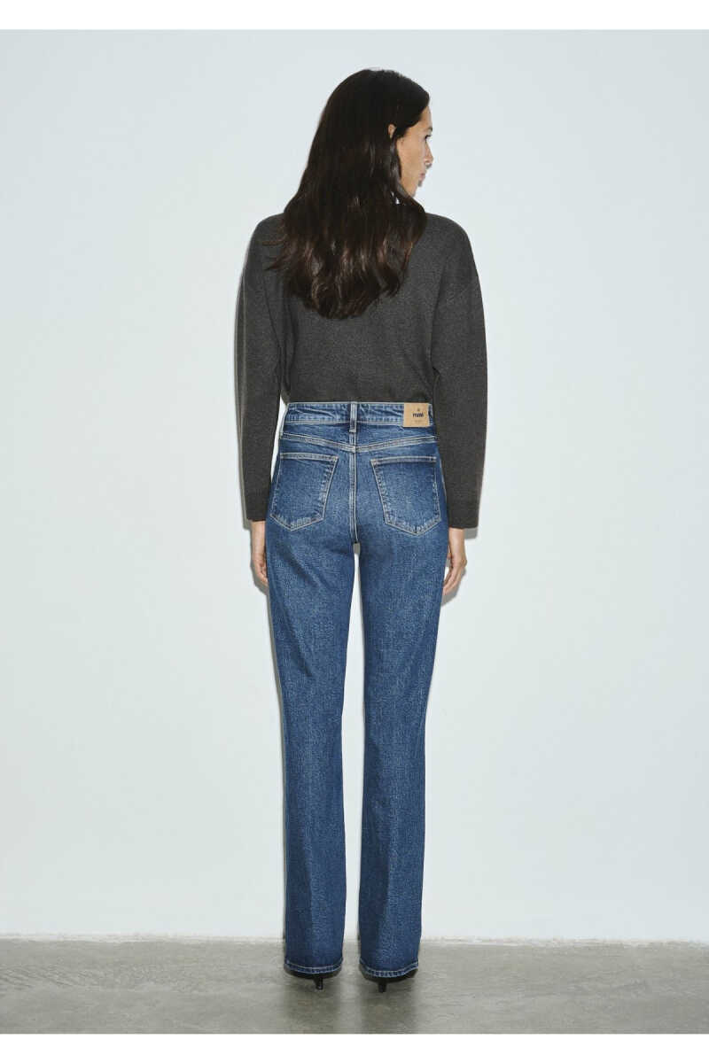 Mavi Blıss 90lar Classics Vintage Koyu Mavi Flare Bootcut Yüksek Bel Kadın Jean Pantolon 101437-A7503 - 4