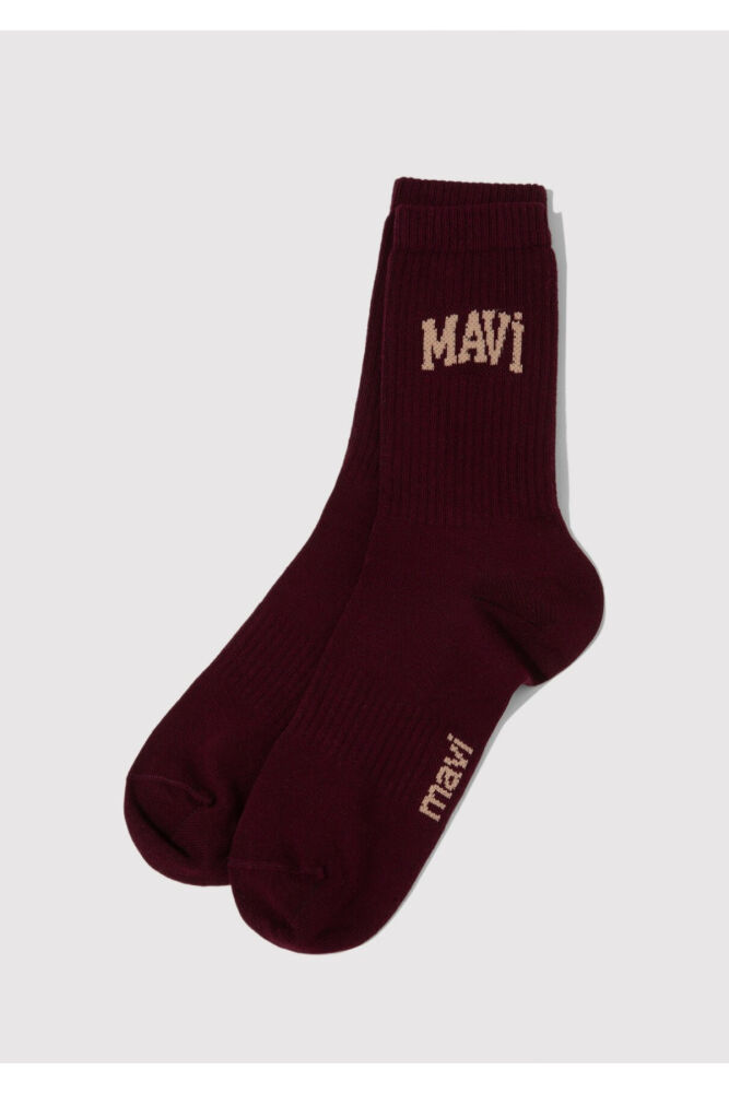 Mavi Bordo Erkek Soket Çorap 0911160-85347