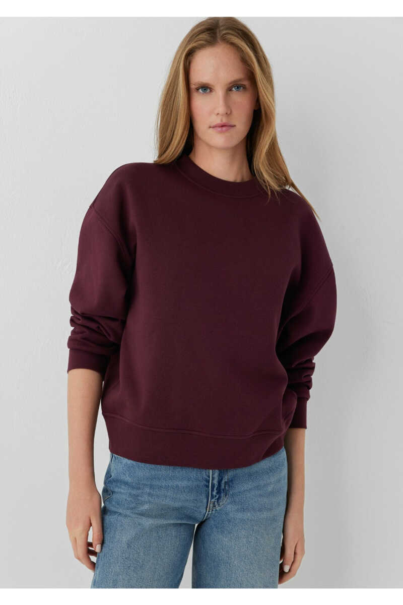 Mavi Bordo Loose Fit Kadın Sweatshirt 1S10576-70422 - 3