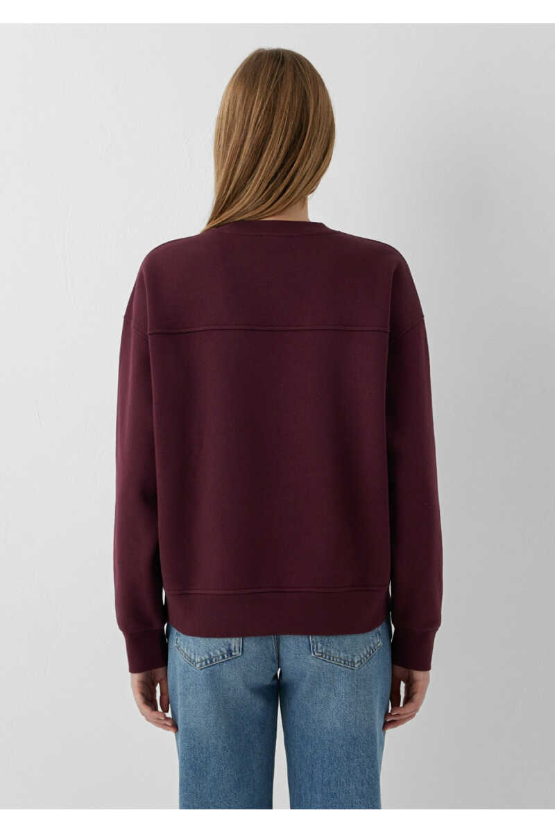 Mavi Bordo Loose Fit Kadın Sweatshirt 1S10576-70422 - 6