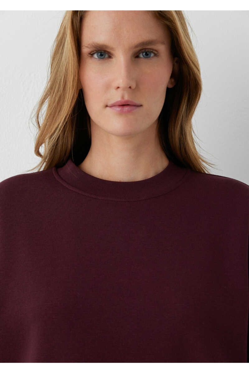 Mavi Bordo Loose Fit Kadın Sweatshirt 1S10576-70422 - 7