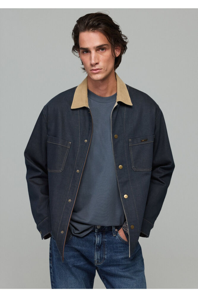Mavi Bruin Classic Vinatge Kaplamalı Indigo Mavisi Denim Erkek Jean Ceket Ceket0121295-A7788