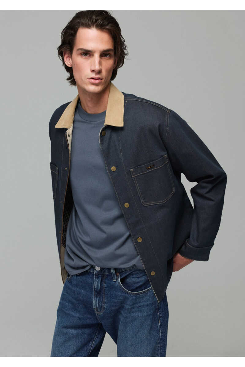 Mavi Bruin Classic Vinatge Kaplamalı Indigo Mavisi Denim Erkek Jean Ceket Ceket0121295-A7788 - 2