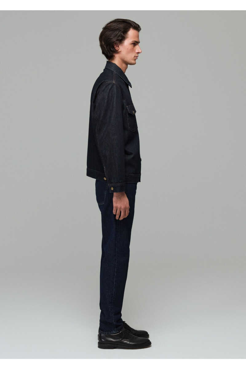 Mavi Caleb Classic Vintage Rinse Denim Regular Fit Erkek Jean Ceket 0121290-A7779 - 6