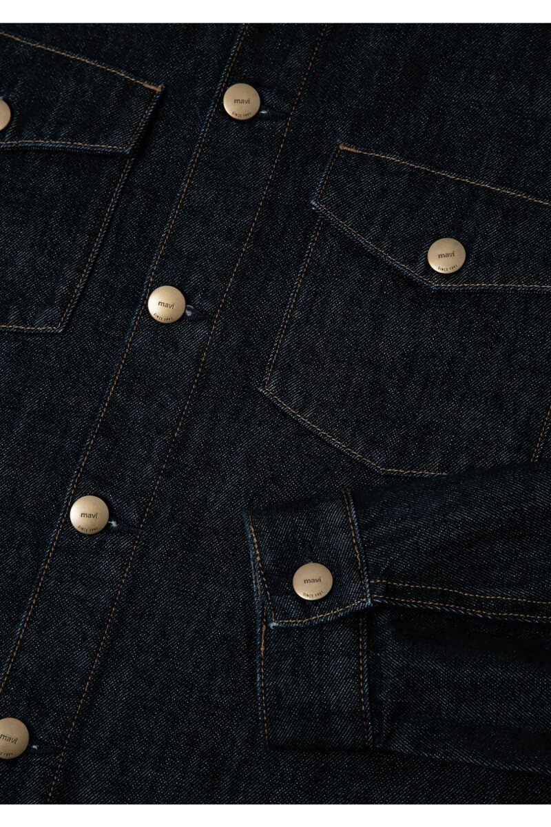 Mavi Caleb Classic Vintage Rinse Denim Regular Fit Erkek Jean Ceket 0121290-A7779 - 8