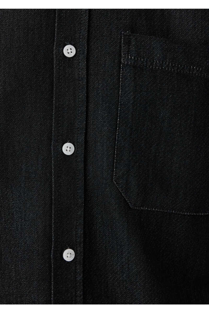 Mavi Cepli Antrasit Erkek Denim Gömlek 0212085-90850 - 8