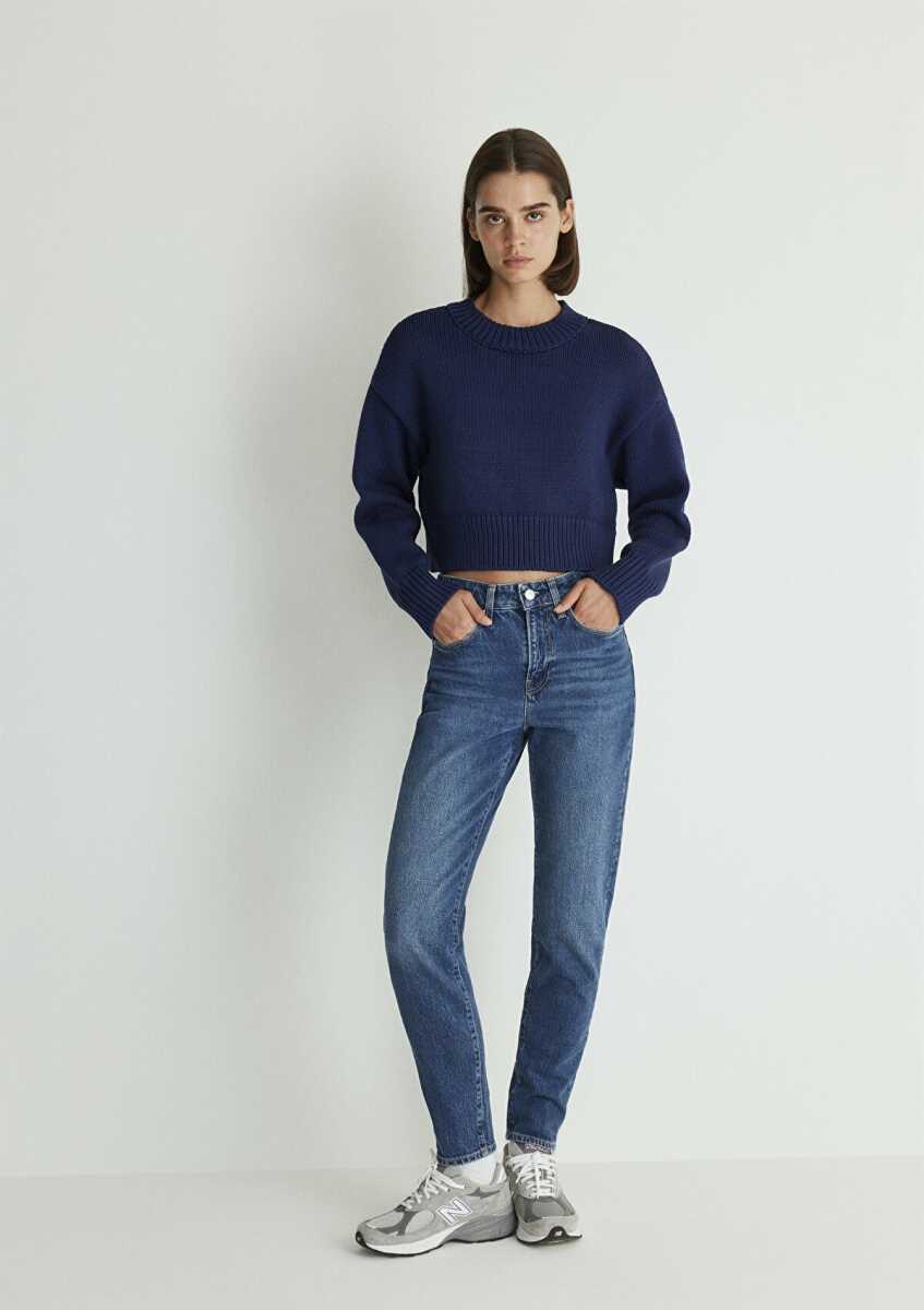 Mavi Cindy Classic Denim Gölgeli Koyu Mavi Kadın Jean Pantolon 100277-87925 - 1