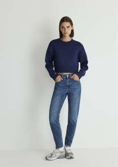 Mavi Cindy Classic Denim Gölgeli Koyu Mavi Kadın Jean Pantolon 100277-87925