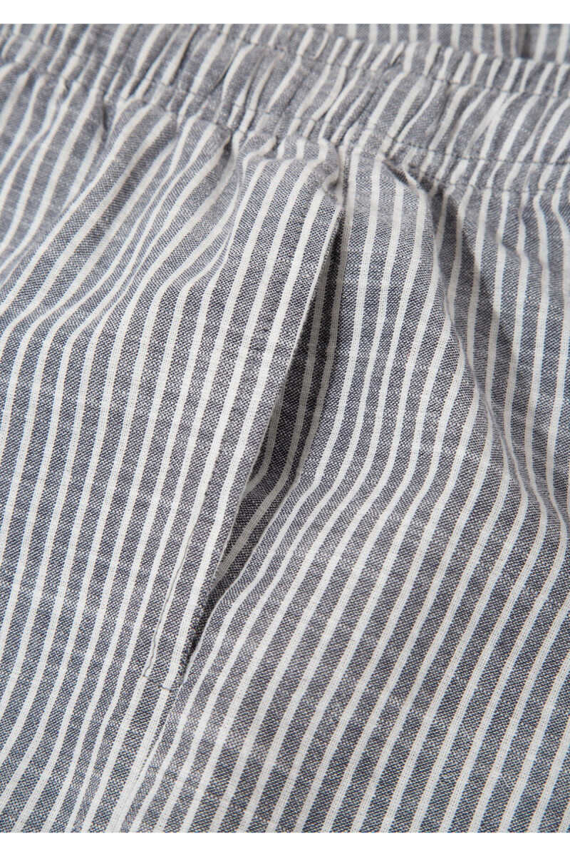Mavi Çizgili Loose Fit Çocuk Pantolon 7010053-81479 - 4