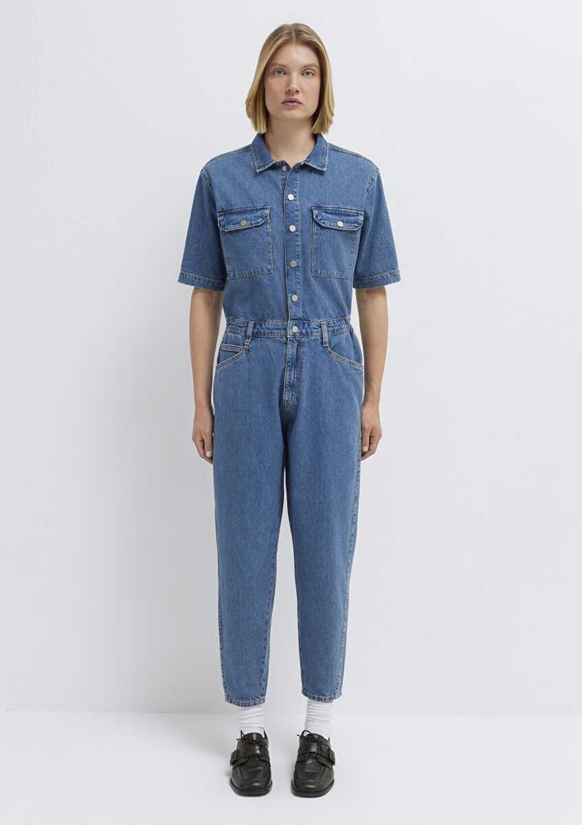 Mavi Doria Icon Mavi Mom Fit Kadın Jean Tulum 101265-A1577 - 4