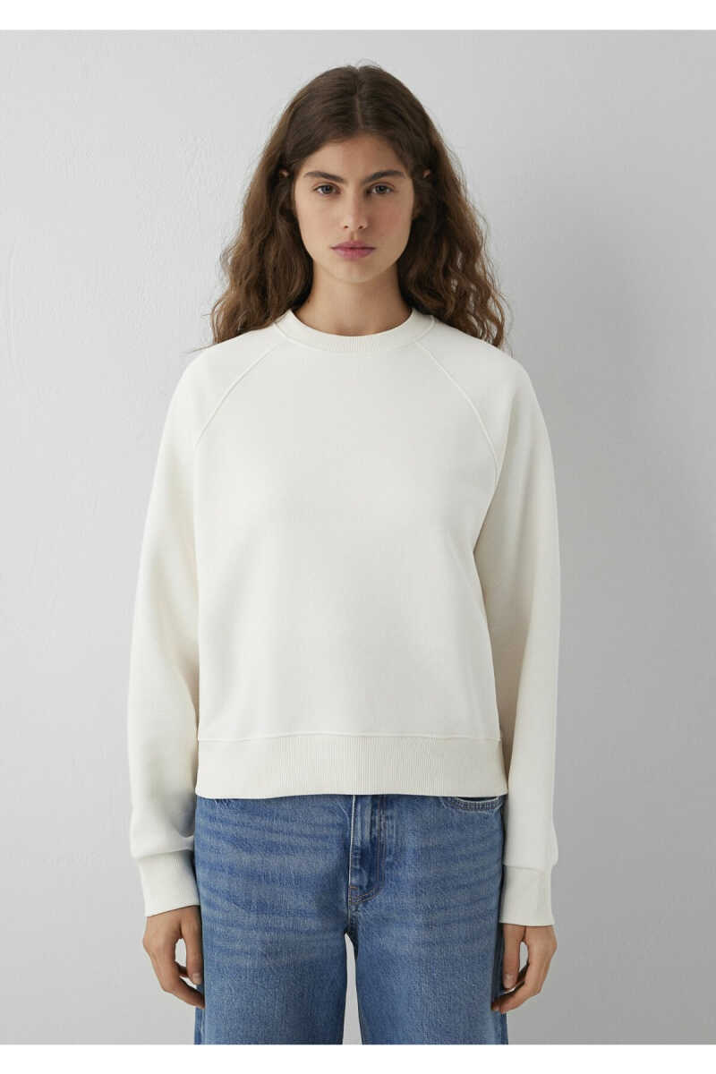 Mavi Ekru Basic Regular Fit Kadın Sweatshirt 1S10578-70049 - 3