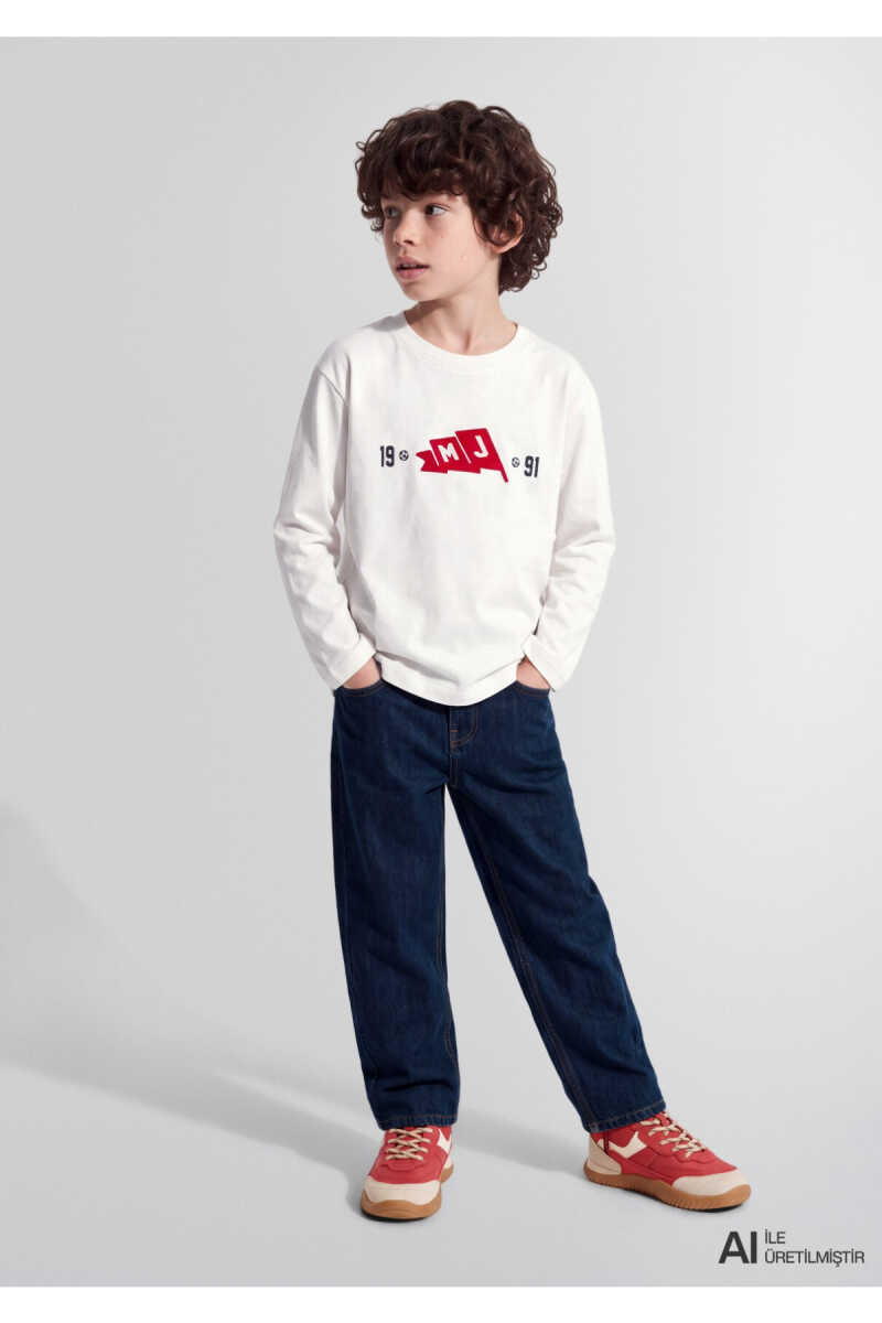 Mavi Ekru Çocuk Sweat 6610507-70057