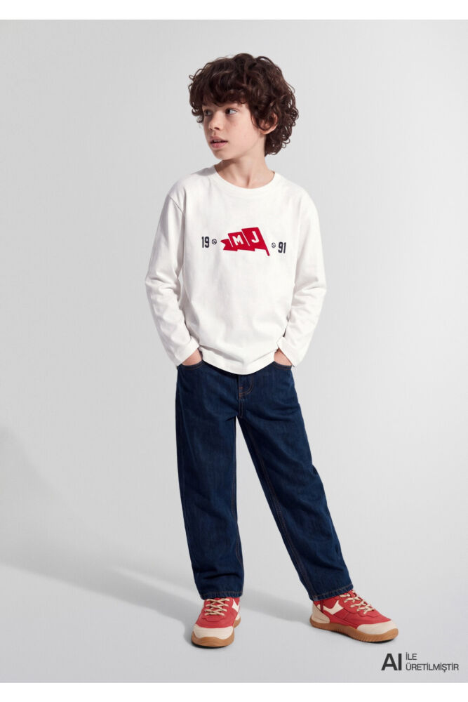 Mavi Ekru Çocuk Sweat 6610507-70057