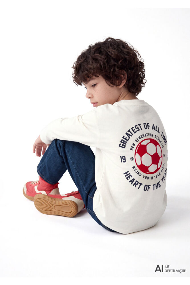 Mavi Ekru Çocuk Sweat 6610507-70057 (1)